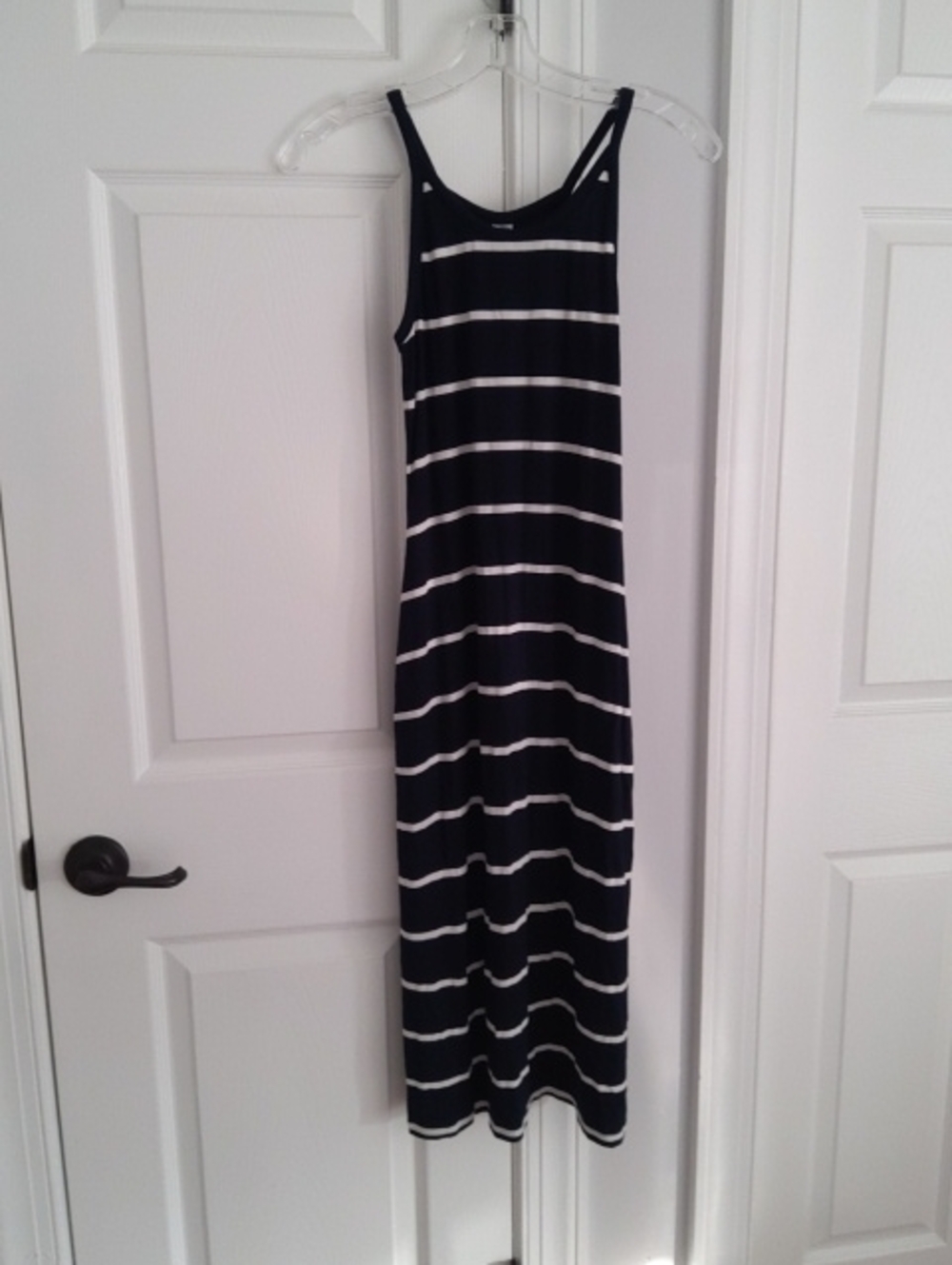 💥NWOT💥Navy & White Striped Tank Maxi Dress